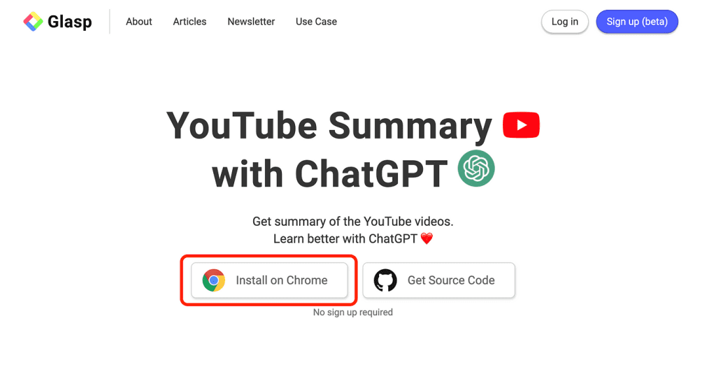 glasp youtube summary